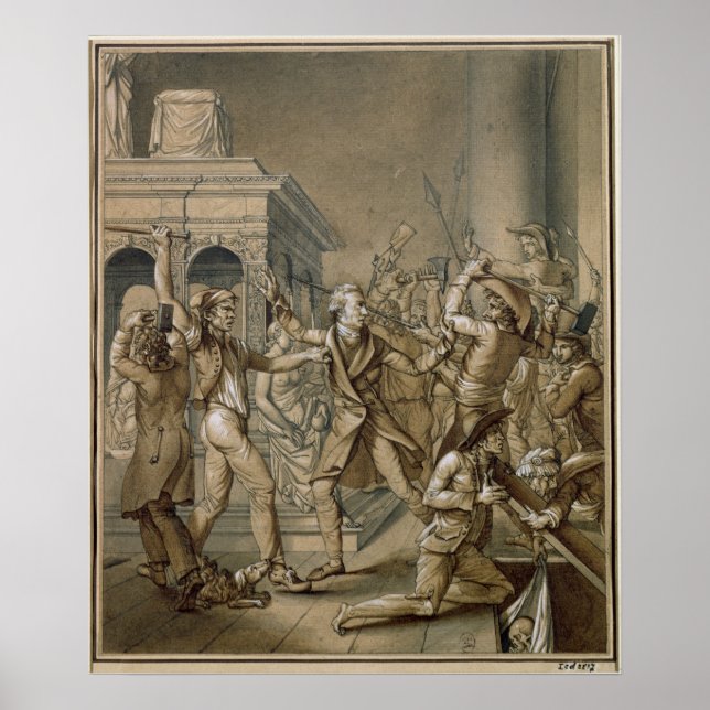 Alexandre Lenoir posing for destruction Poster (Front)