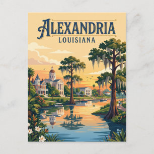 Alexandria, Louisiana Postcard