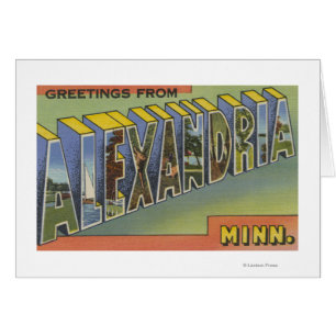 Alexandria, Minnesota - Large Letter Scenes