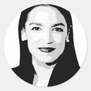 Alexandria Ocasio-Cortez Classic Round Sticker