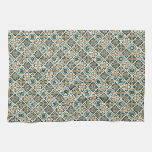 Alexandria Tiles Tea Towel (Horizontal)