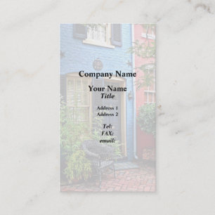 Alexandria VA -  Building With Fire Mark Business Card