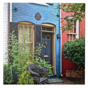 Alexandria VA -  Building With Fire Mark Ceramic Tile