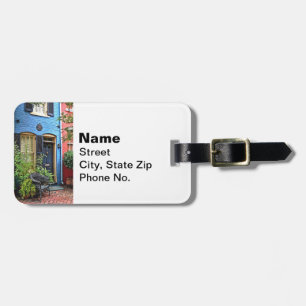 Alexandria VA - Building With Fire Mark Luggage Tag
