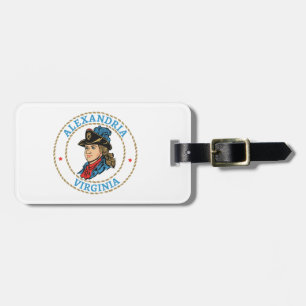 Alexandria Virginia Colonial Luggage Tag