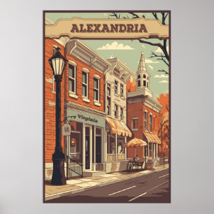 Alexandria, Virginia, USA, Travel  Poster