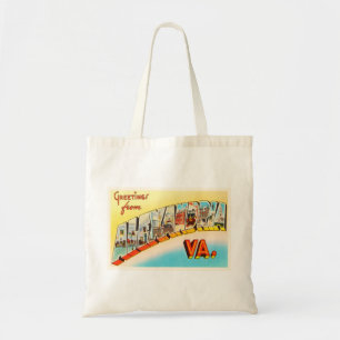 Alexandria Virginia VA Old Vintage Travel Postcard Tote Bag