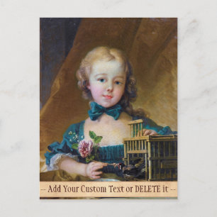 Alexandrine-Jeanne Le Normant d'Étiolles Boucher Postcard