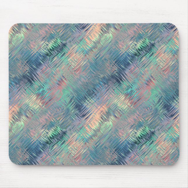 Alexandrite Blue Glassy Texture Mouse Pad (Front)