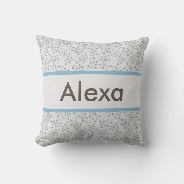 Alexa's Personalised Pillow (Front)