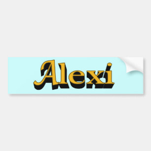 Alexi Bumper Sticker