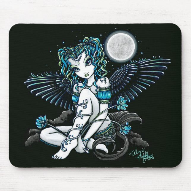 Alexis Moon Lilly Angel Mouse Pad (Front)