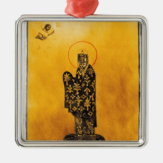 Alexius I Comnenus , Byzantine emperor 2 Metal Tree Decoration (Front)