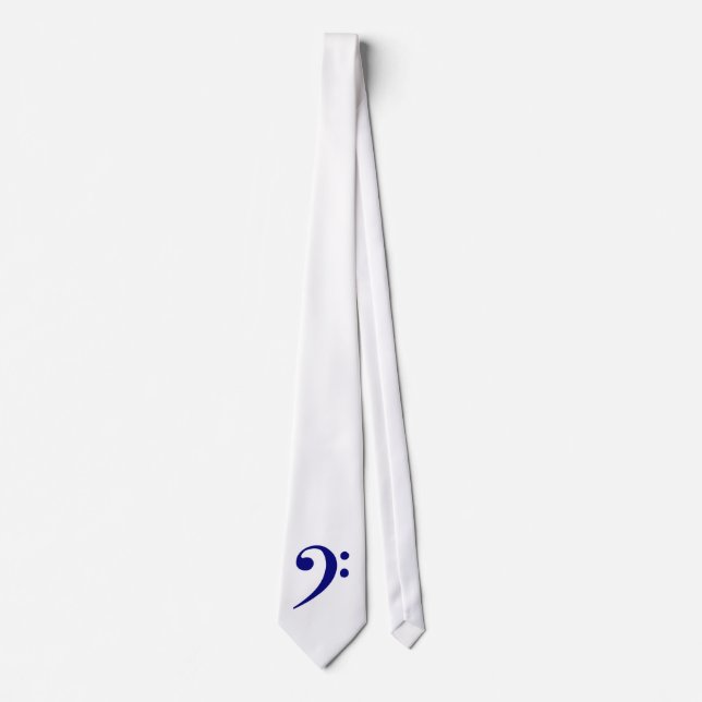Alex's Bass Clef Tie (Front)