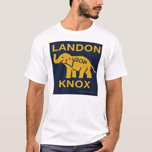 Alf Landon and Franklin Knox T-Shirt (Front)