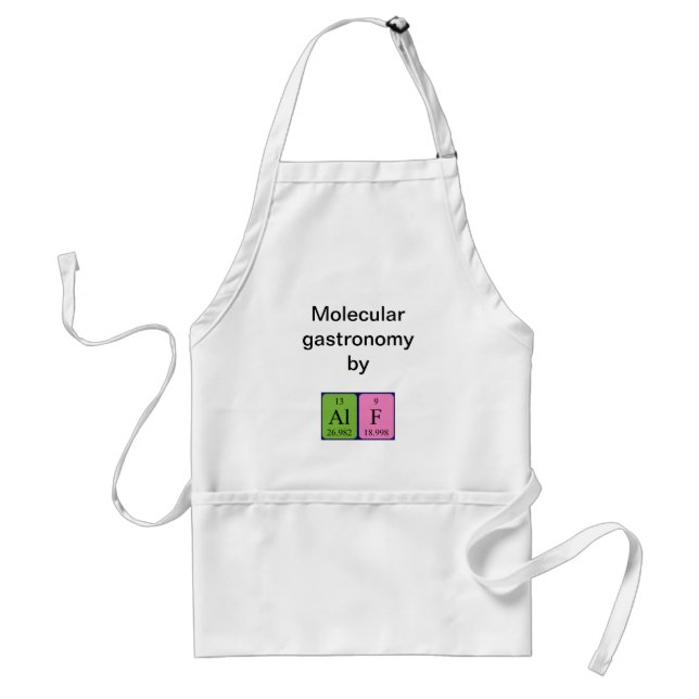 Alf periodic table name apron (Front)