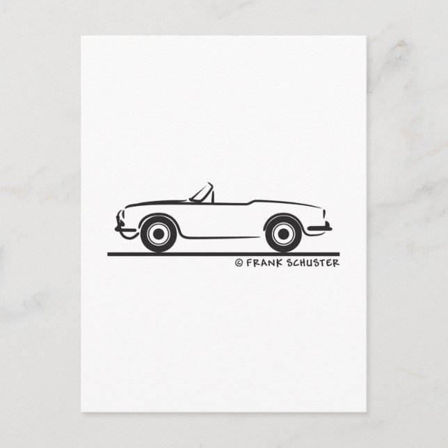 Alfa Romeo Guilietta Spider Postcard (Front)