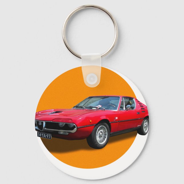 Alfa Romeo Montreal Key Ring (Front)