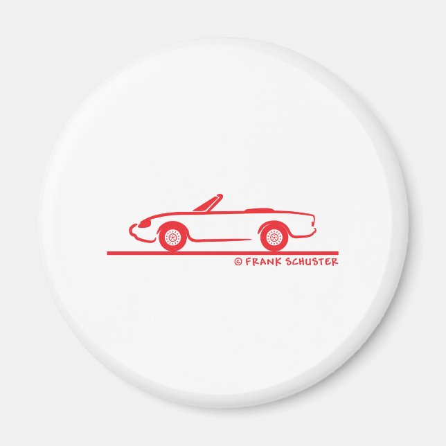 Alfa Romeo Spider Duetto Magnet (Front)