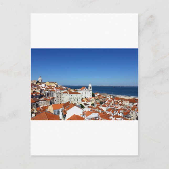 Alfama, Lisboa, Portugal Postcard (Front)