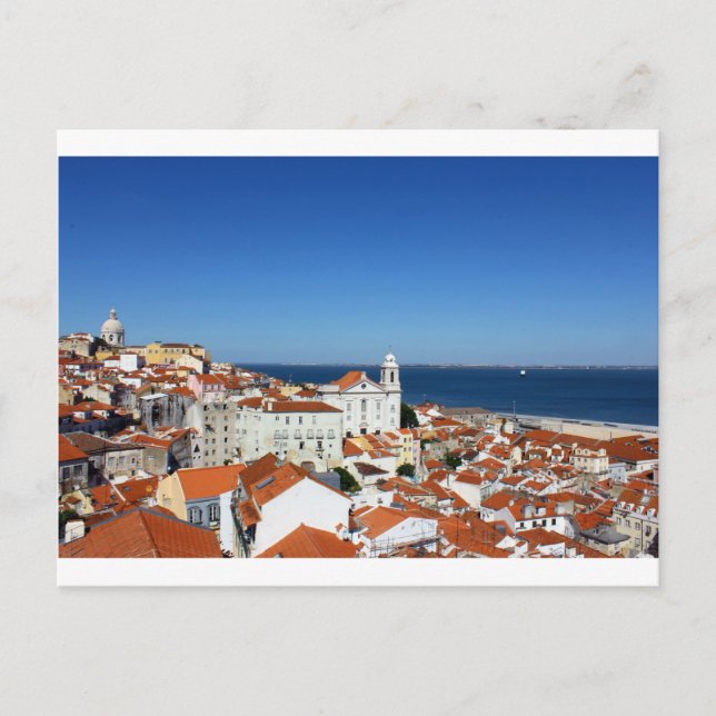 Alfama, Lisbon, Portugal Postcard (Front)