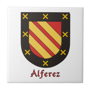 Alferez Family Shield Ceramic Tile