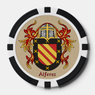 Alferez Heraldic Arms Poker Chips