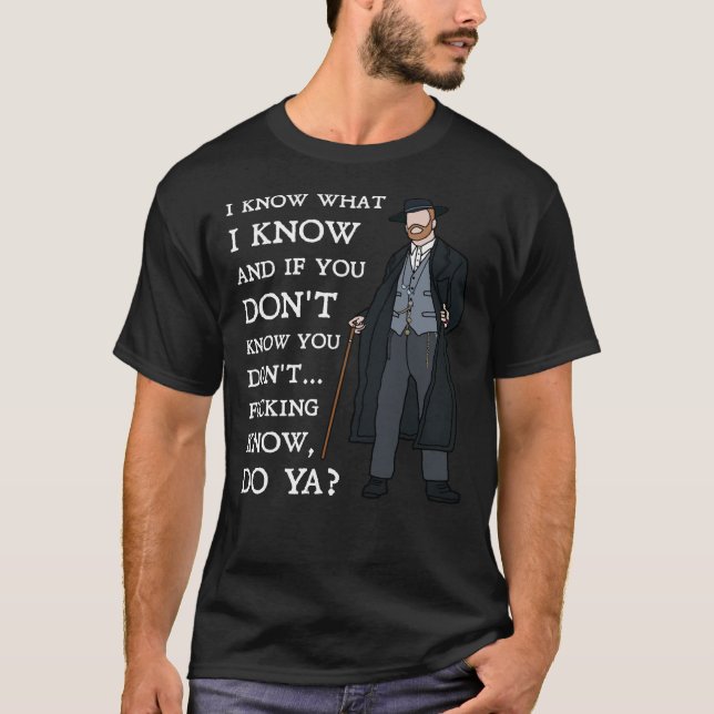 Alfie Solomons - I know what I know Peaky Blinders T-Shirt (Front)