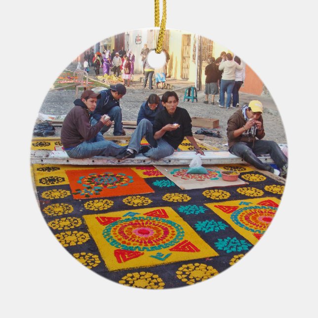 alfombra 18 ceramic tree decoration (Front)