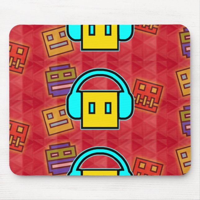 Alfombrilla de mouse Geometry Dash Mouse Pad (Front)