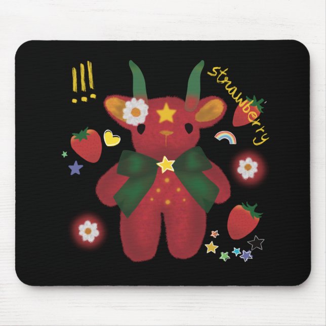 Alfombrilla de ratón Strawberry Mouse Pad (Front)