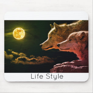 Alfombrilla De Ratón Wolf Life Style trending pro Mouse Pad