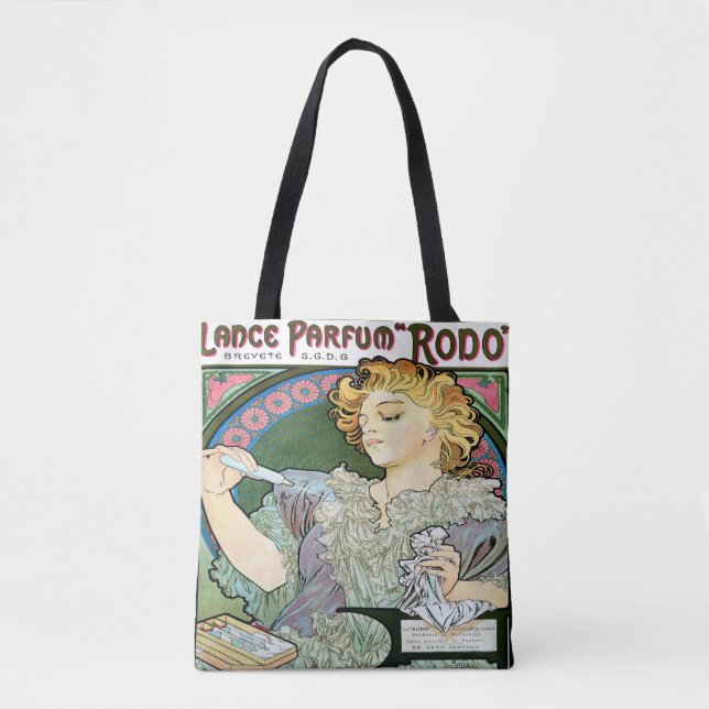 Alfons Mucha 1896 Lance Parfum Rodo Tote Bag (Front)