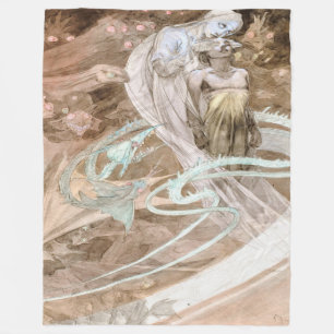 Alfons Mucha 1899 Le Pater Fleece Blanket