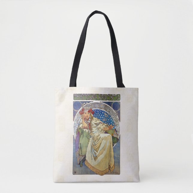 Alfons Mucha 1911 Princezna Hyacinta Tote Bag (Front)
