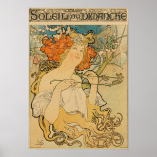 Alfons Mucha - Art Nouveau Poster