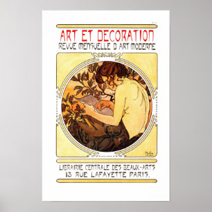 Alfons Mucha -  Art Nouveau Poster