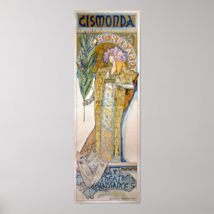 Alfons Mucha -  Art Nouveau Poster