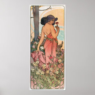 Alfons Mucha -  Art Nouveau Poster