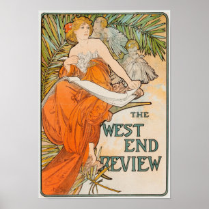 Alfons Mucha -  Art Nouveau Poster