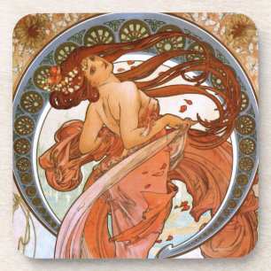 Alfons Mucha: Dance Coaster