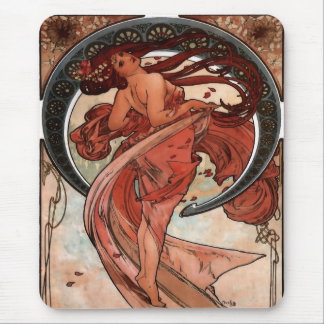 Alfons Mucha Dance Mouse Pad