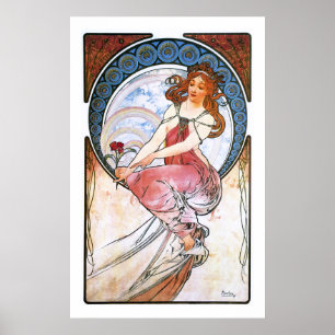 Alfons Mucha: Muse of Painting Poster