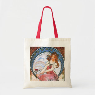 Alfons Mucha: Muse of Painting Tote Bag