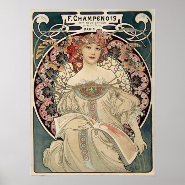 ALFONS MUCHA POSTER (Front)