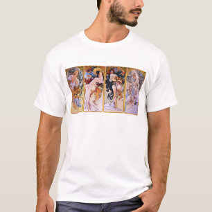 Alfons Mucha ~ The four seasons T-Shirt