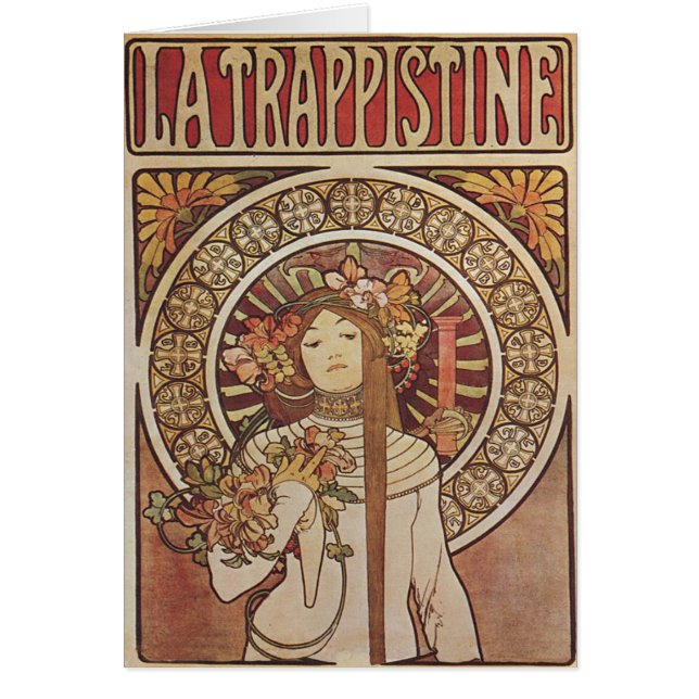 Alfonse Mucha Trappistine Nouveau (Front)