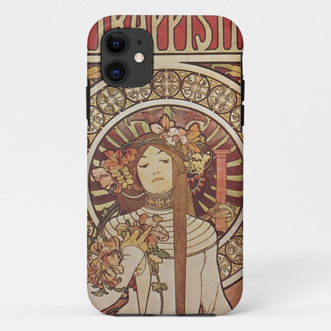 Alfonse Mucha Trappistine Nouveau Case-Mate iPhone Case (Back)