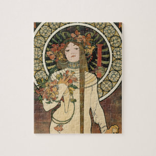 Alfonse Mucha Trappistine Nouveau Jigsaw Puzzle