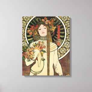 Alfonse Mucha Trappistine Nouveau Vintage Poster Canvas Print